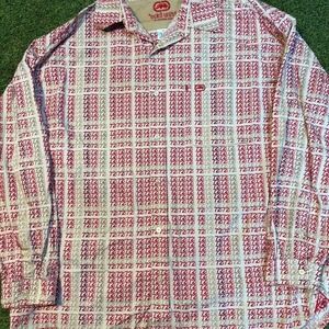 Ecko Unltd All Over Print Button Up (XXL)